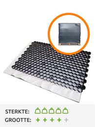 Volle pallet grindstabilisatie EuroGravel PRO zwart (33,13m2)