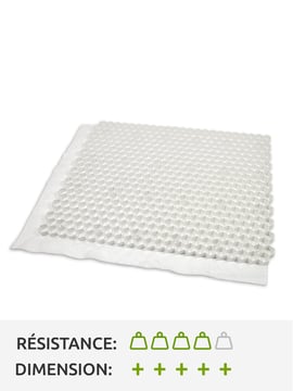 Stabilisateurs de gravier EuroGravel PLUS blanc