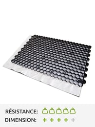 Stabilisateurs de gravier EuroGravel PRO noir par m2