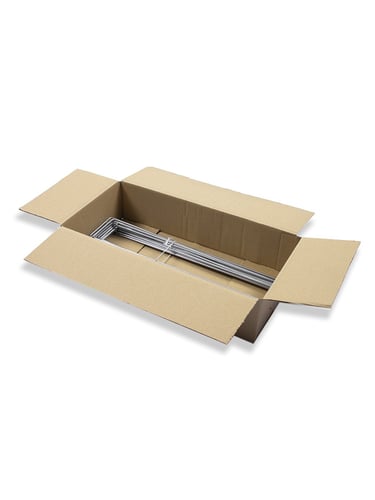 Grampo de fixação galvanizado em forma de U 38cm x 8cm x 4mm - caixa 20unid