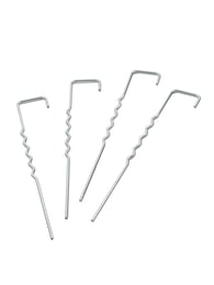 Grapas de sujeción galvanizadas Forma Zig Zag - Caja 20Uds