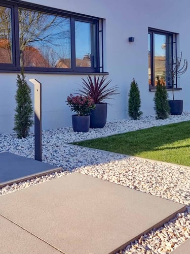 Grava Rosa Glacial 16 - 25mm jardin