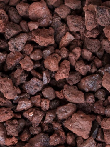 Grava Volcánica Roja 12-25mm mojado