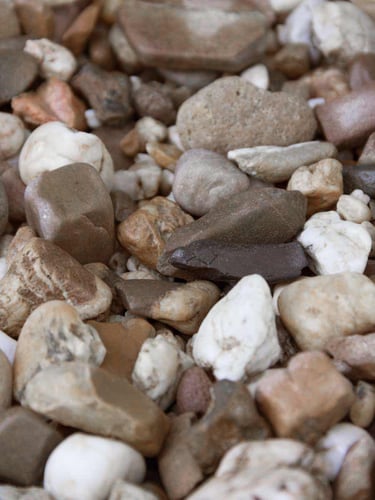 Gravier / galets pour béton 4 - 32mm jardin paysagé