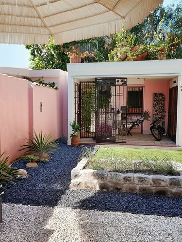 Gravilha Basalto Preto instalada