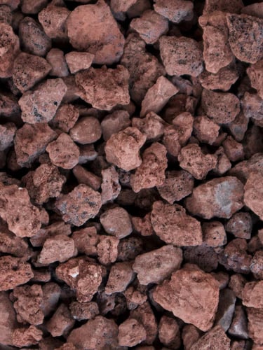Gravilha Vulcânica Vermelha 12-25mm