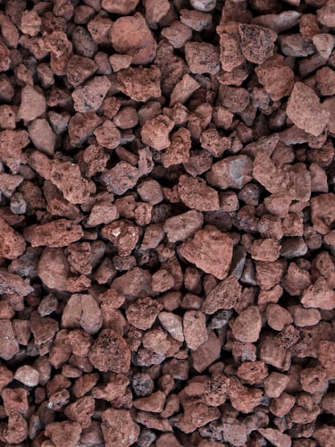 Gravilha Vulcânica Vermelha 6-12mm