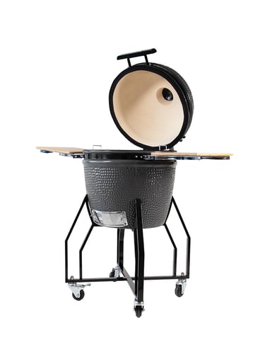 Grill Guru Classic Large Kamado Cinza Completo
