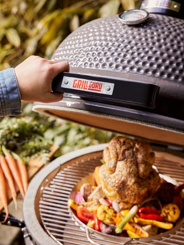 Grill Guru Classic Large Kamado Cinza Completo