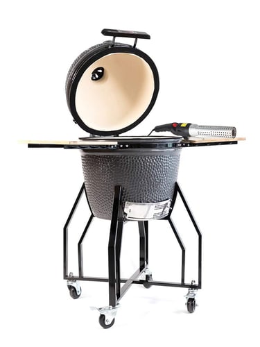 Grill Guru Classic Medium Gris Complet Kamado incl. Startset