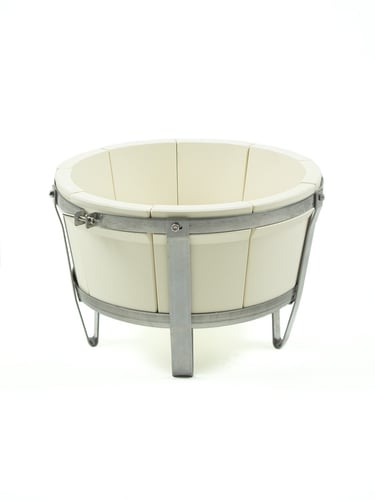 Grill Guru Classic Medium, com cesto de fogo (tigela de fogo de cerâmica)