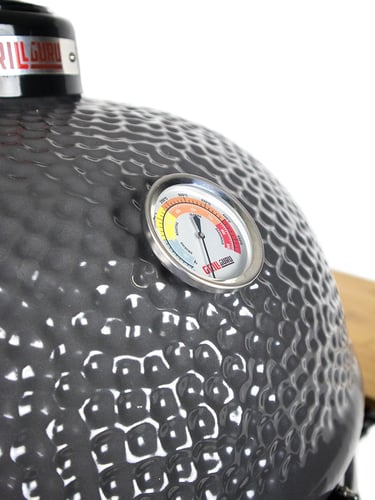 Grill Guru Classic Medium Grey Complete Kamado inkl. Startset, Detail