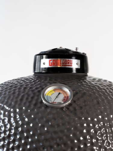 Grill Guru Classic Large Gris Complet Kamado incl. Startset, ventilation et thermomètre