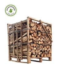 Pallet Brandhout beuken 1,4M3 gestapeld (ovengedroogd)