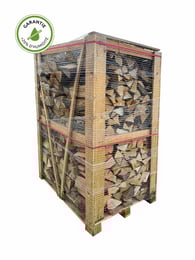 Palette Bois de chauffage hêtre 2M3 empilé (séché au four)