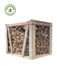 Pallet Haardhout eiken 1,4M3 gestapeld (ovengedroogd)