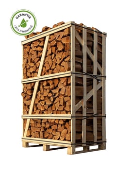 Palette Bois de chauffage chêne 2M3