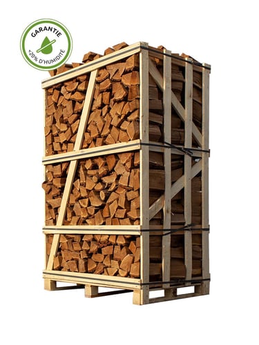 Palette Bois de chauffage chêne 2M3