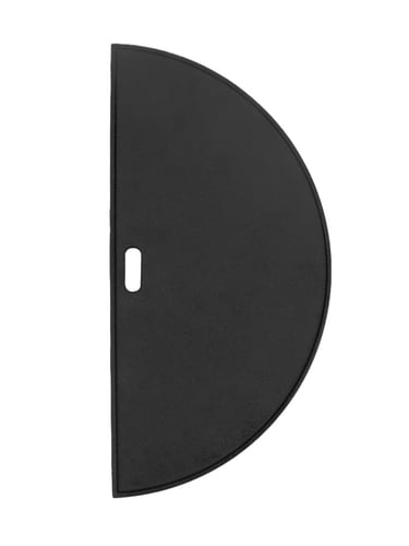 Plancha media luna de hierro fundido