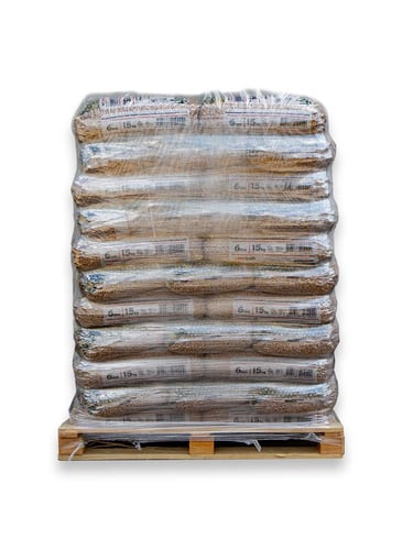Holzpellets EN+A1 / DIN+ 1 Palette 66 x 15 kg Säcke (990kg)