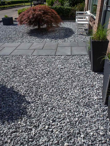 Ice Blue gravier de marbre concassé 16 - 32mm jardin paysagé