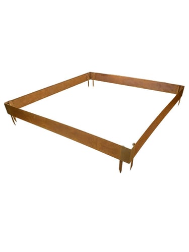 Multi-Edge ADVANCE Acero Corten Jardinera Rectángulo 220x220x20cm