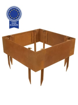 Multi-Edge ADVANCE Acero Corten Jardinera 60x60x20cm