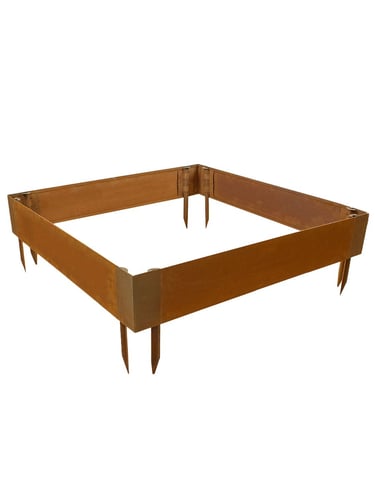 Multi-Edge ADVANCE Acier Corten Jardinière 120x120x20cm