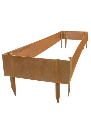 Multi-Edge ADVANCE Acier Corten Jardinière 220x60x20cm