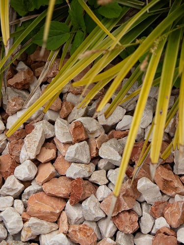 Mediterranée gravier concassé jardin paysagé