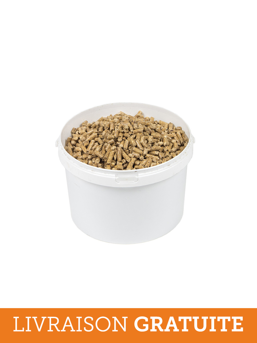 Granulés (pellets) de bois EN+A1 / DIN+ seau d'essai 2KG