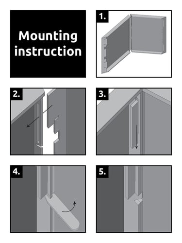 Multi-Edge FLORA Planter Corten steel mounting instruction