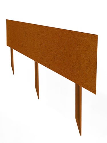 Bordure de jardin Multi-Edge ADVANCE Acier Corten 100x20cm