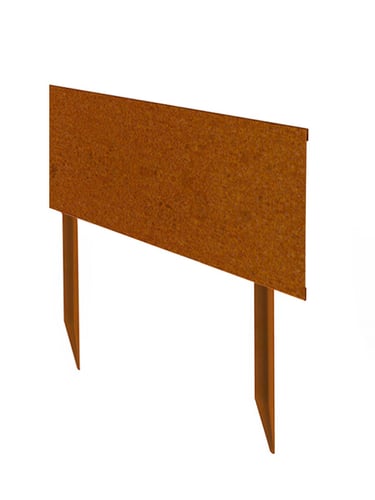 Bordure de jardin Multi-Edge ADVANCE Acier Corten 40x20cm