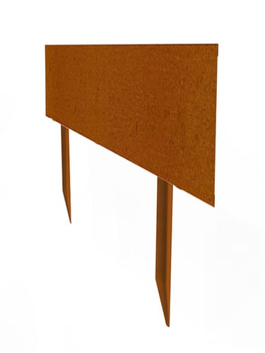 Bordure de jardin Multi-Edge ADVANCE Acier Corten 70x20cm