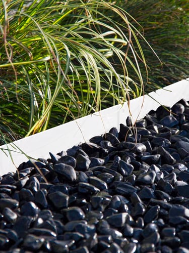 Bordures de jardin Multi-Edge METAL Revêtement blanc