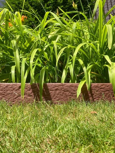 Bordure de jardin Multi-Edge ECO droit, longueur 2m, 20cm de hauteur, couleur gris, jardin aménagé
