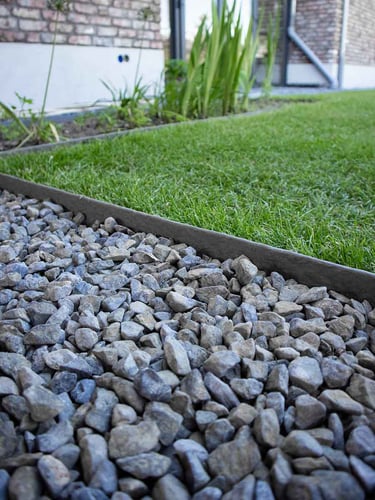 Bordure de jardin Multi-Edge ECO droite, corten - gris aménagé