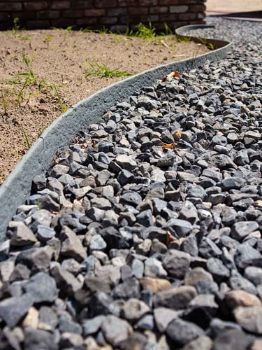 Bordure de jardin/Rouleau de bordure Multi-Edge ECO longueur 20m, 14cm de hauteur, couleur gris, jardin aménagé