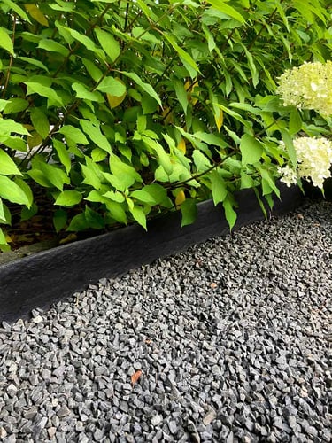 Bordura Multi-Edge ECO Recto 2m negro, Altura 14cm instalada
