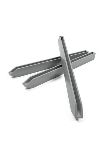 Piquets Multi-Edge ECO 40cm set 10 pièces, gris
