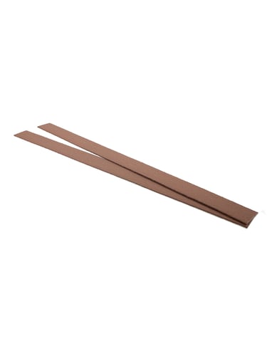 Multi-Edge ECO afboording recht bruin - cortenlook