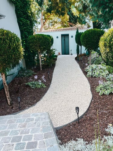 Bordure de jardin/Rouleau de bordure Multi-Edge ECO longueur 20m, 14cm de hauteur, couleur gris, jardin aménagé