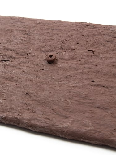 Edelstahl Schrauben zur Rasenkante, Braun - Corten