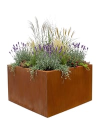 Multi-Edge FLORA High Planter Corten Steel 