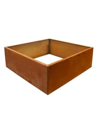Multi-Edge FLORA Jardinera Acero Corten 120x120x40cm