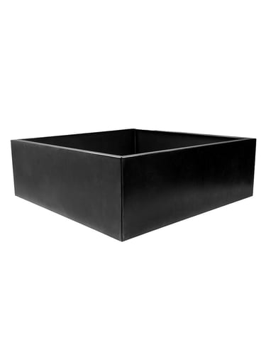 Multi-Edge FLORA Plantenbak Zwart 120x120x40cm