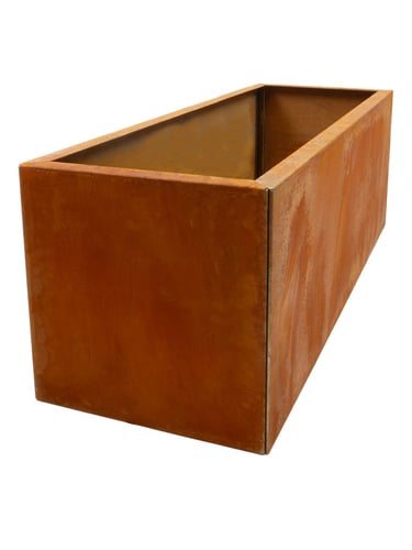Multi-Edge FLORA Floreira Aço Corten 120x40x40cm