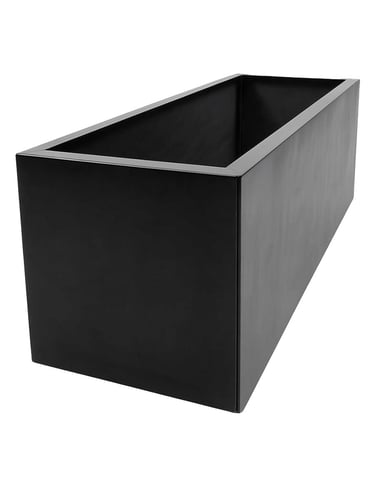 Multi-Edge FLORA Planter Black 120x40x40cm