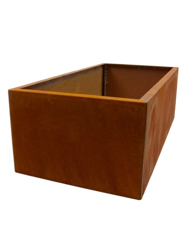 Multi-Edge FLORA Floreira Aço Corten 120x60x40cm